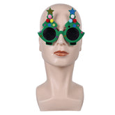 Movie Terrifier 3 (2024) Art The Clown Santa Christmas Tree Glasses Halloween Carnival Accessories Props
